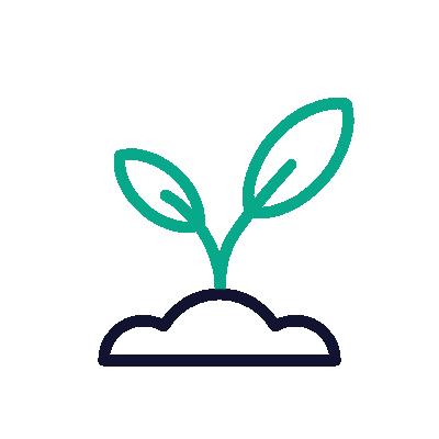 plant growth house sitting icon