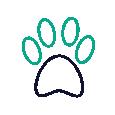 pet paw house sitting icon